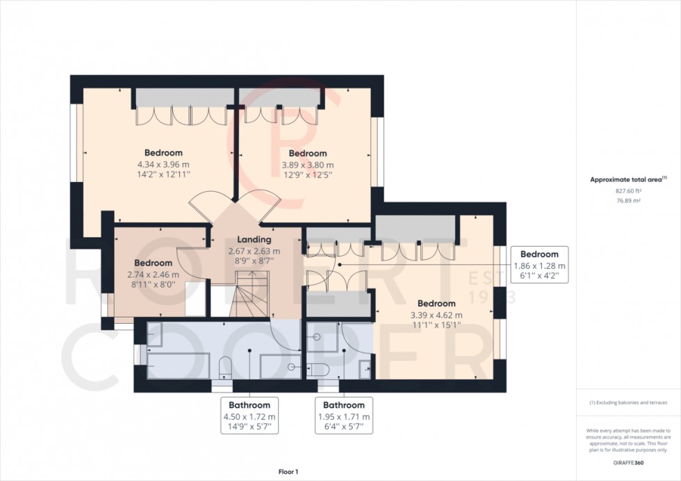 Floorplan for Boundary Road, Pinner