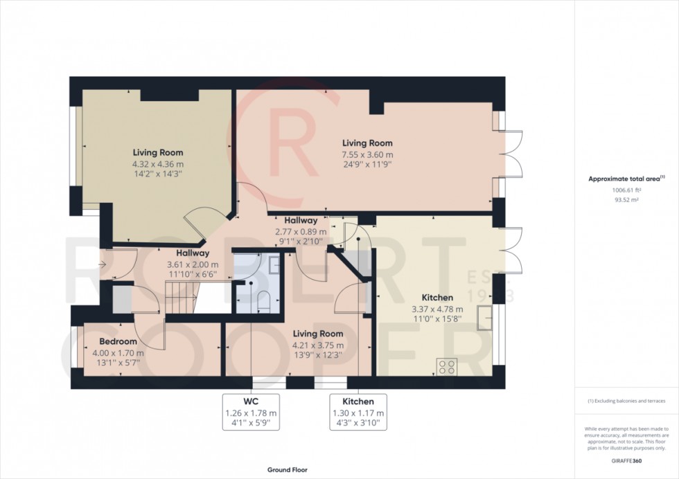 Floorplan for Boundary Road, Pinner