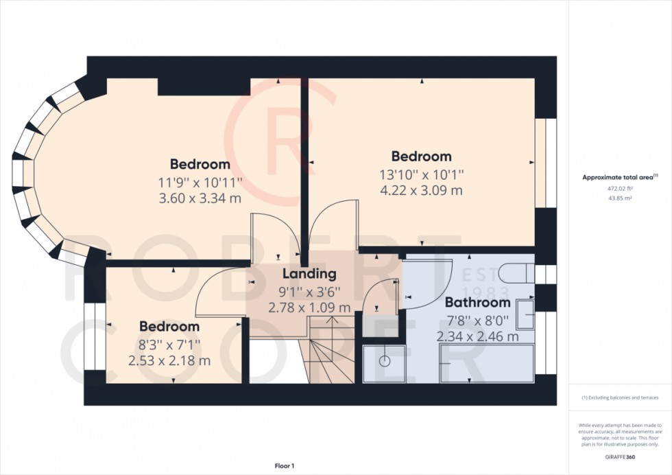 Floorplan for Victoria Road, Ruislip