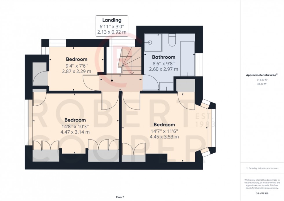 Floorplan for St Lawrence Drive, Pinner