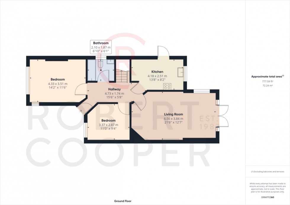 Floorplan for North View, Pinner