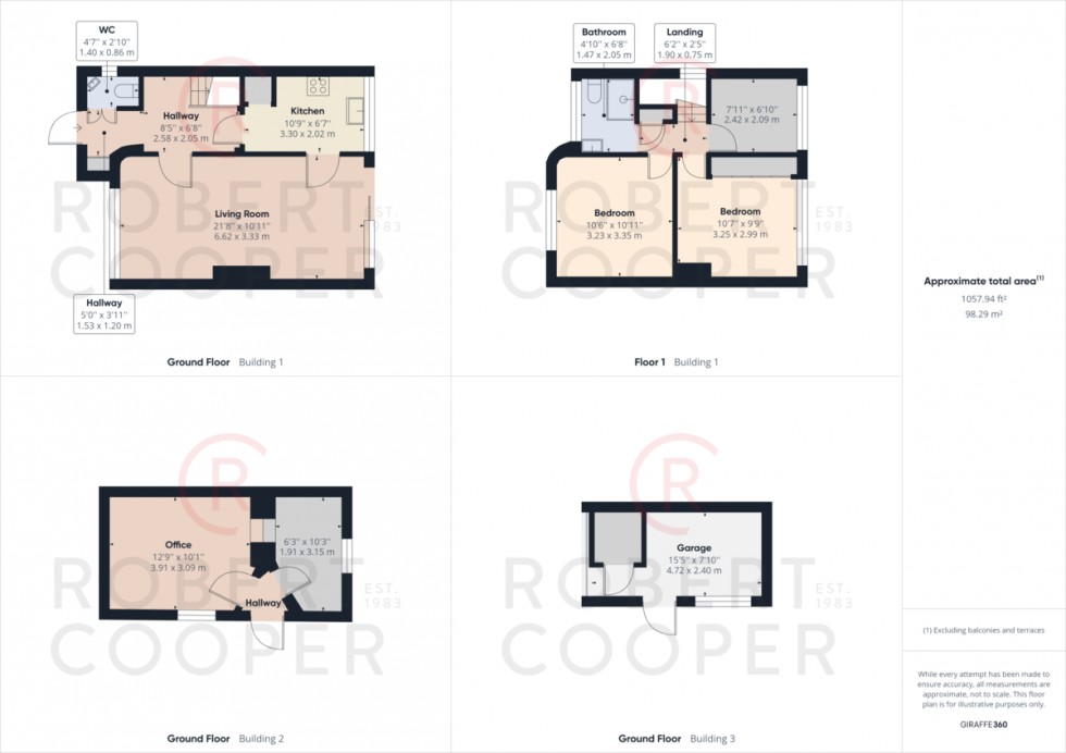 Floorplan for Holyrood Avenue, Harrow