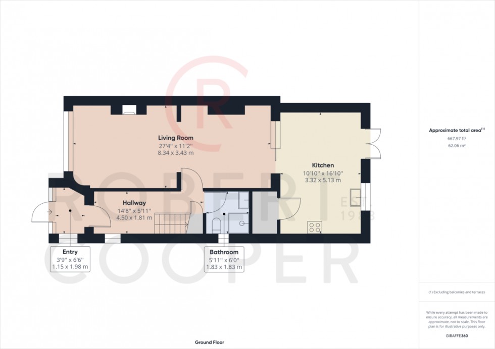 Floorplan for Long Drive, Ruislip