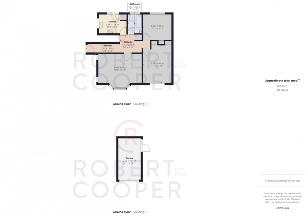 Floorplan for Whittington Way, Pinner