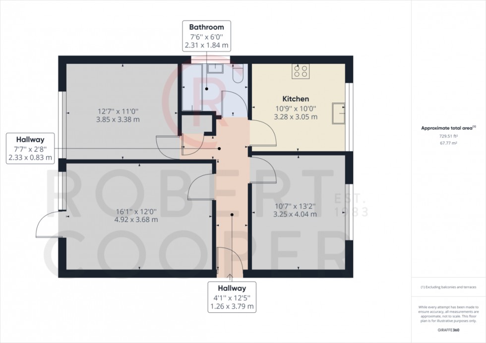 Floorplan for Rydal Way, South Ruislip