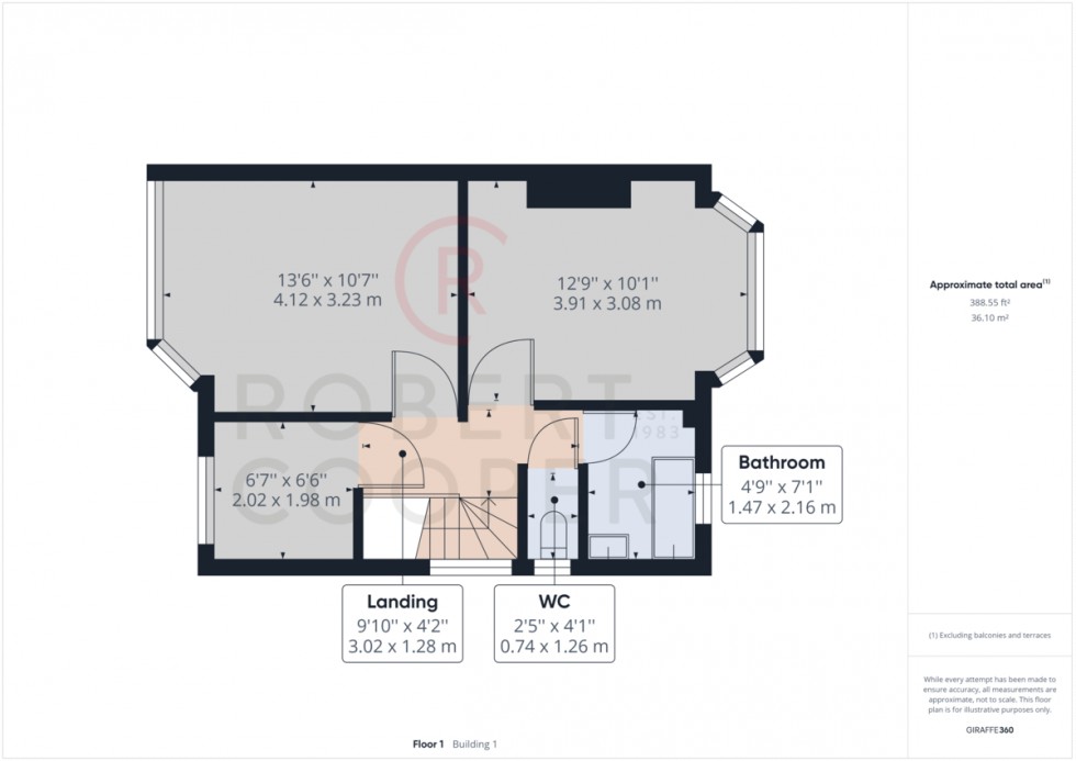Floorplan for Castle Road, Northolt