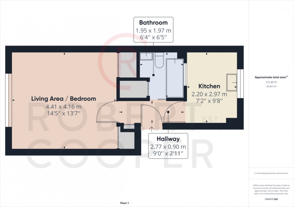 Floorplan for Sycamore Close, Northolt