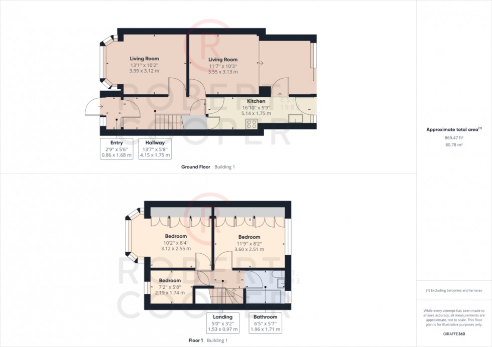 Floorplan for Wadham Gardens, Greenford