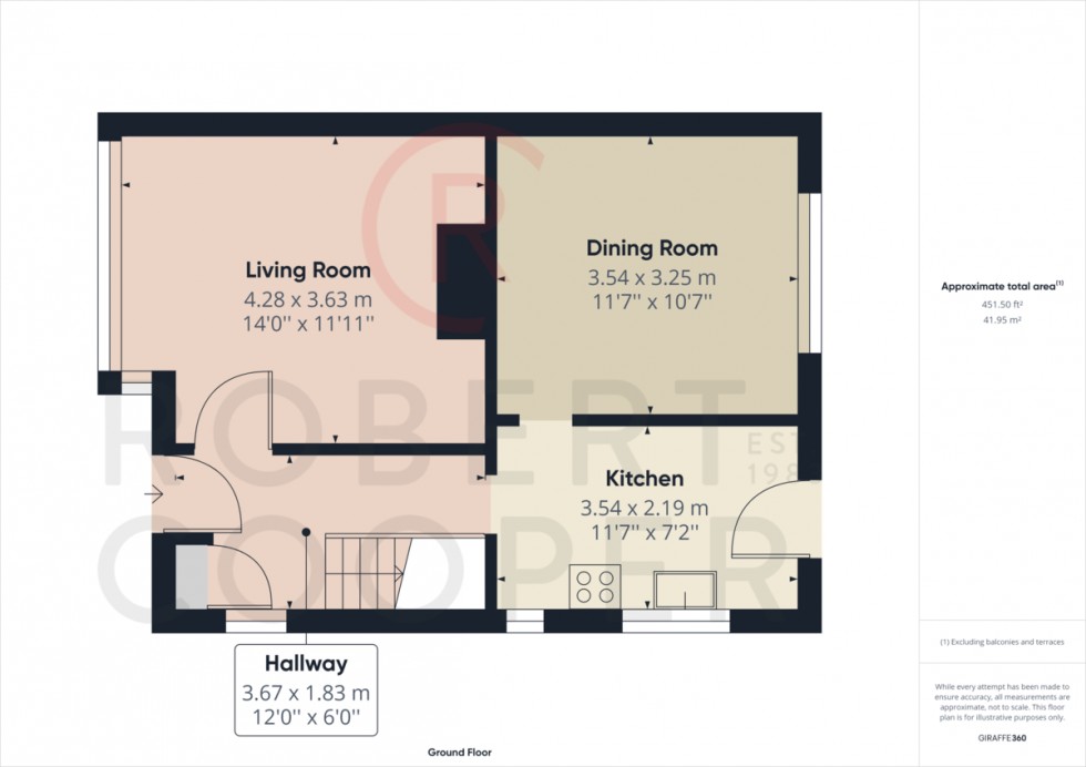 Floorplan for Oxford Drive, Ruislip