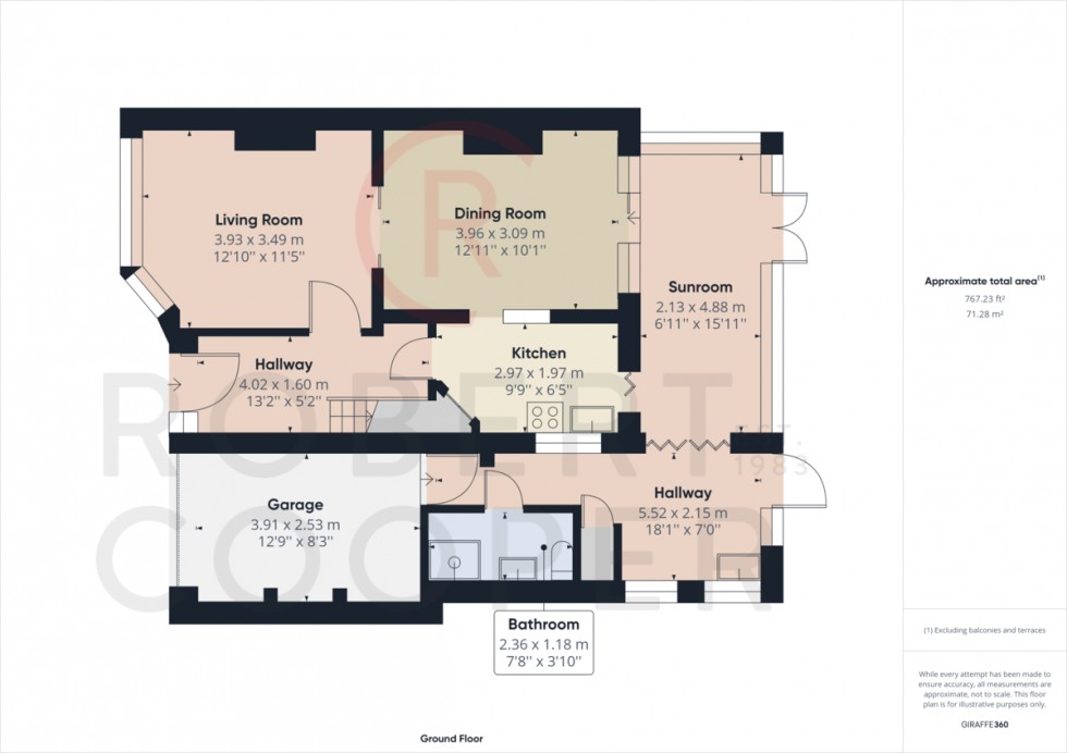 Floorplan for Woodlands Avenue, Ruislip