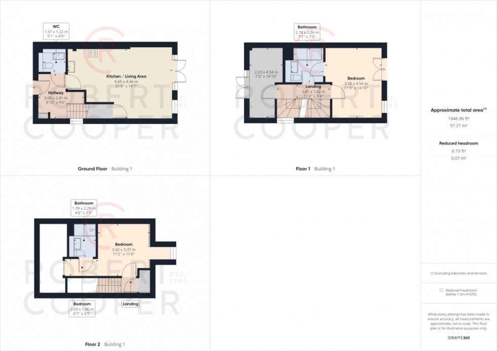 Floorplan for Mill Drive, Ruislip