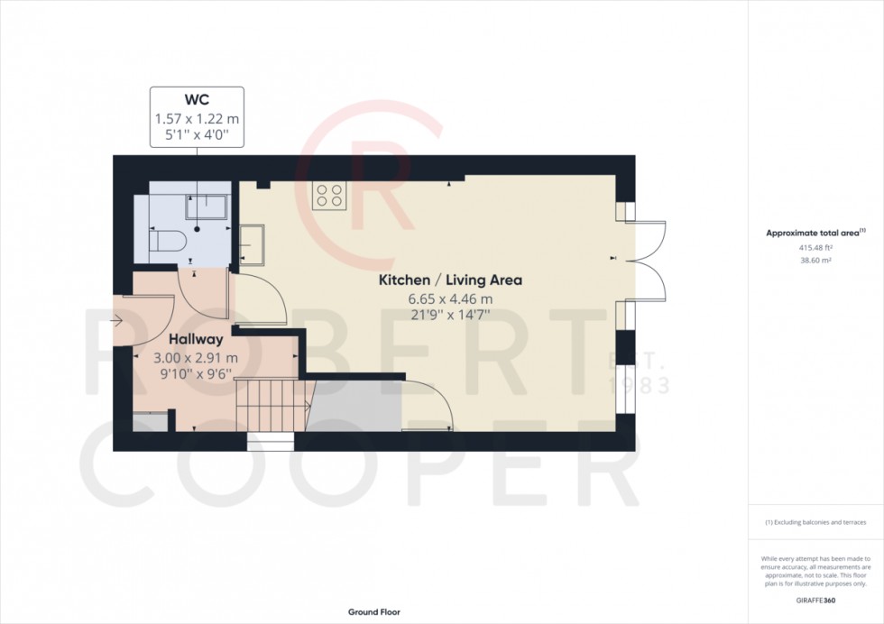 Floorplan for Mill Drive, Ruislip