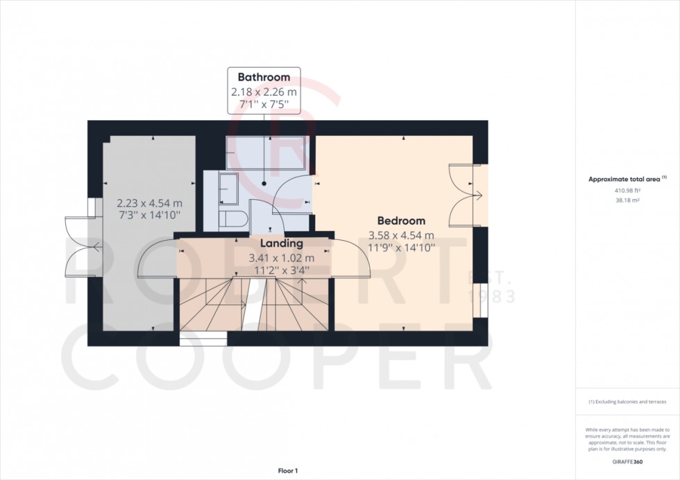 Floorplan for Mill Drive, Ruislip