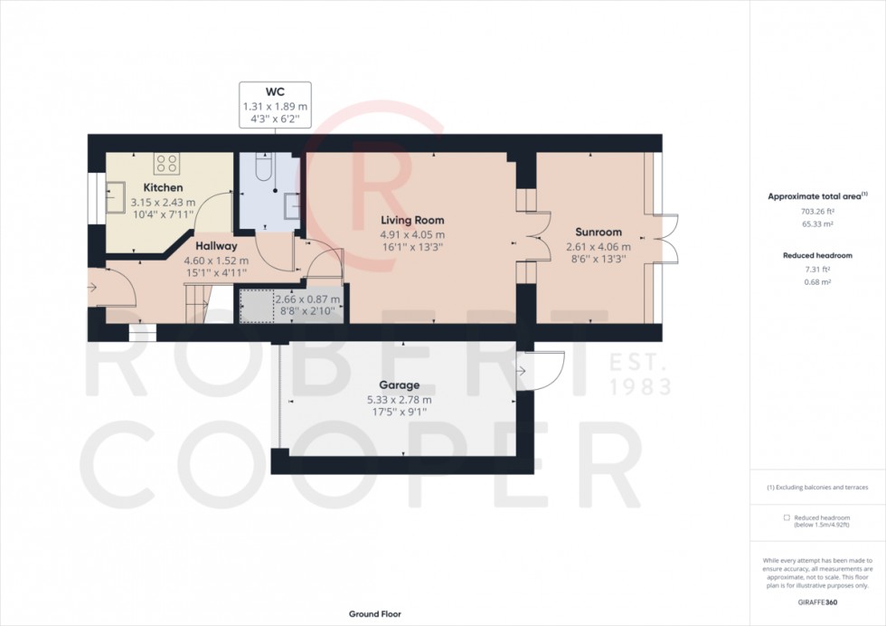 Floorplan for Coleridge Drive, Ruislip