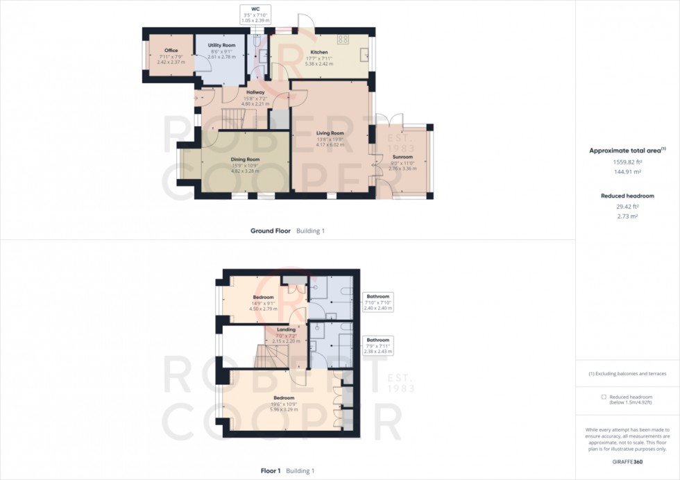 Floorplan for Rushmoor Close, Pinner