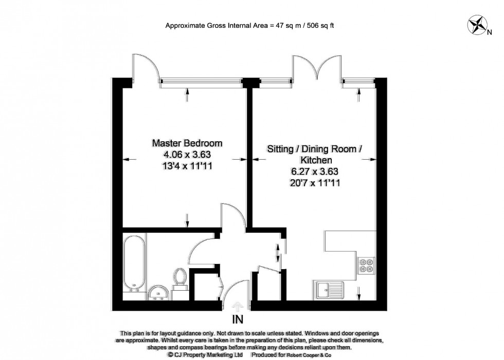 Floorplan for Victoria Road, South Ruislip