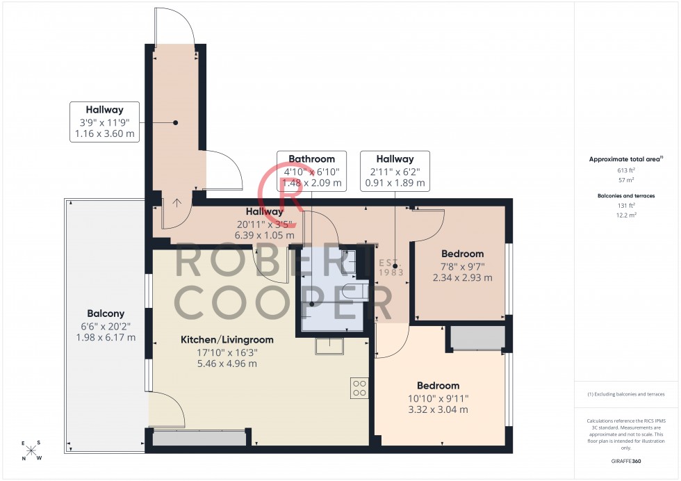 Floorplan for Station Approach, Ruislip