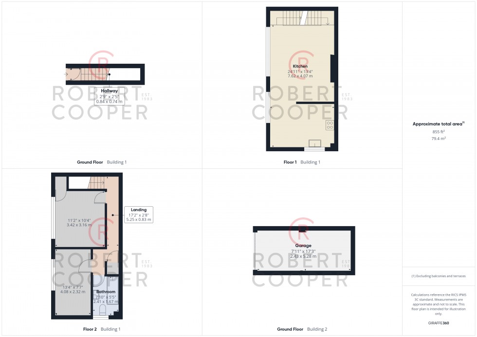 Floorplan for Long Drive, South Ruislip, Middlesex