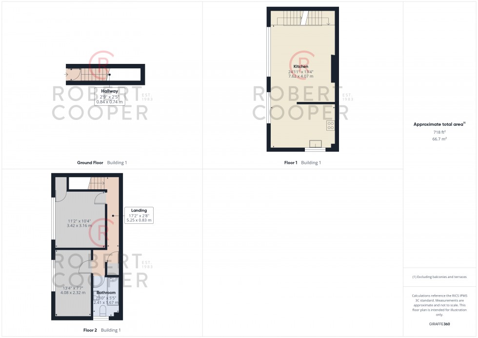 Floorplan for Long Drive, South Ruislip, Middlesex