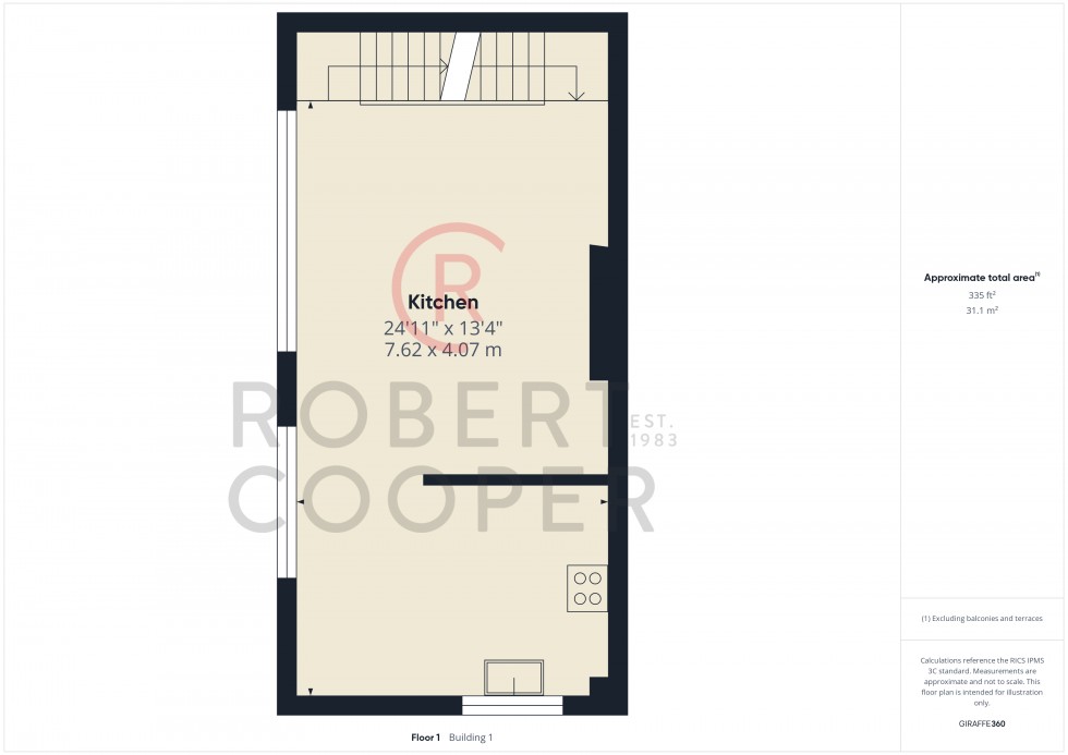Floorplan for Long Drive, South Ruislip, Middlesex