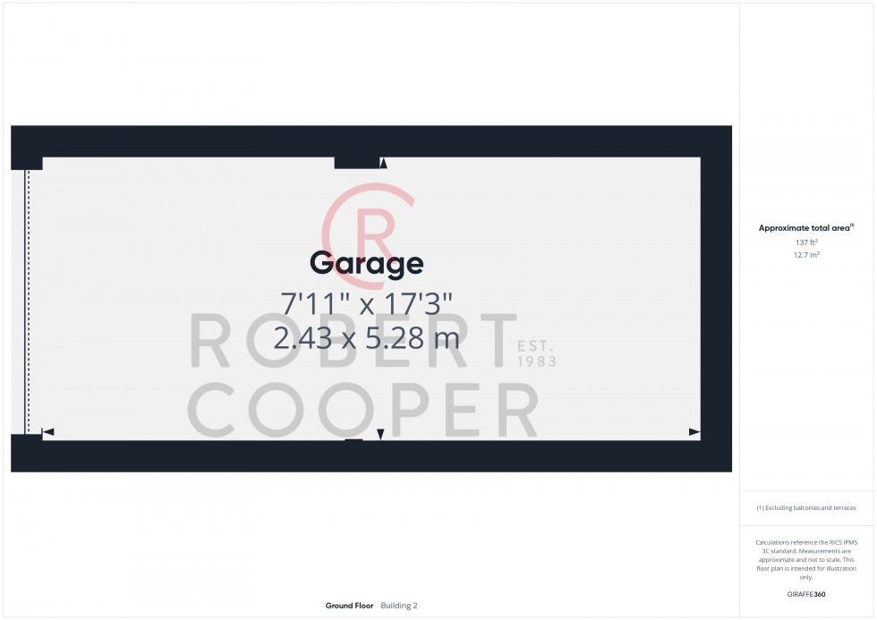 Floorplan for Long Drive, South Ruislip, Middlesex