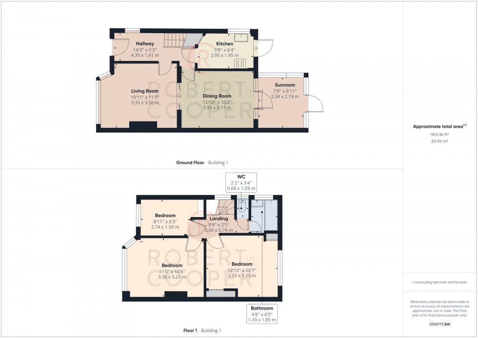 Floorplan for Eastcote, Middlesex