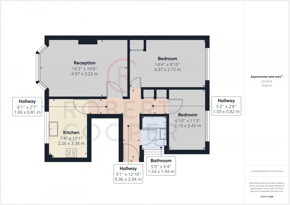 Floorplan for Wiltshire Lane, Pinner