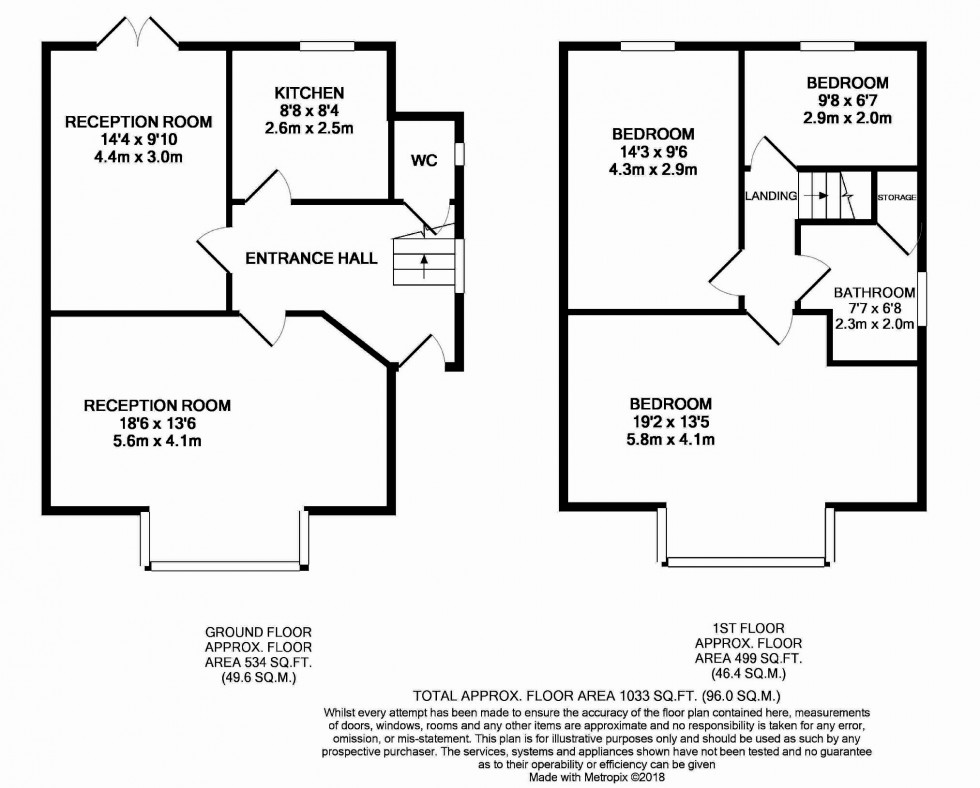 Floorplan for Mount Pleasant, South Ruislip