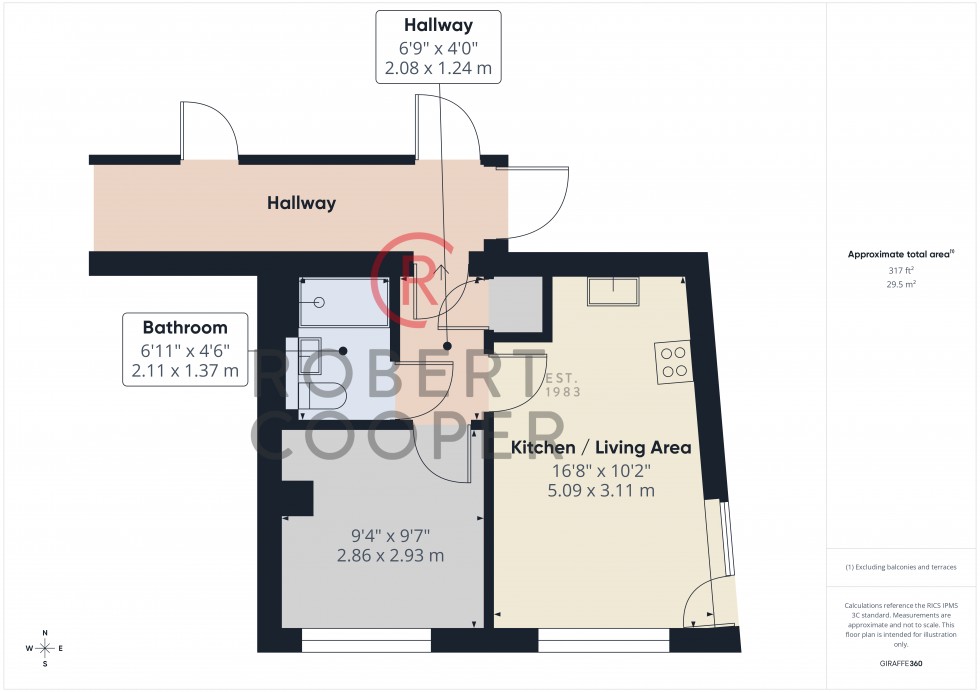 Floorplan for Field End Road, Ruislip