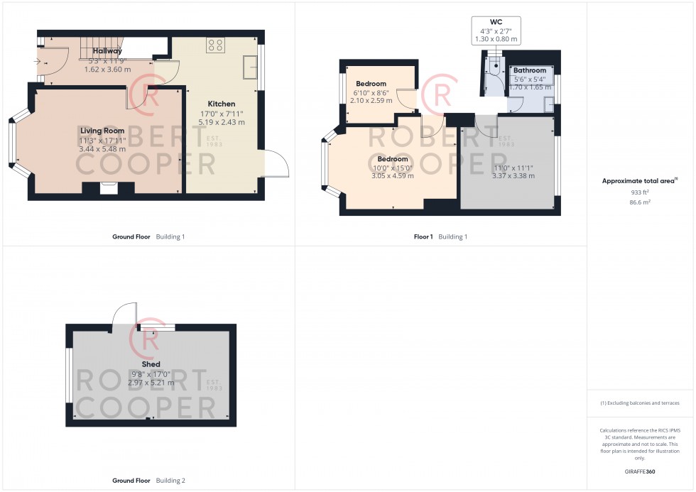 Floorplan for Pine Gardens, Ruislip