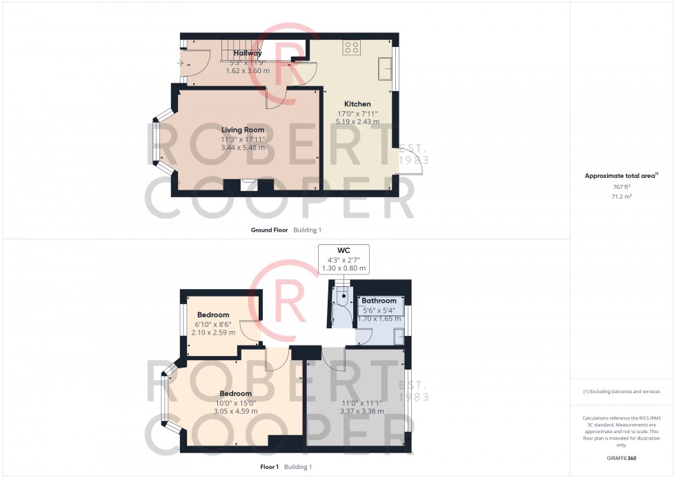 Floorplan for Pine Gardens, Ruislip