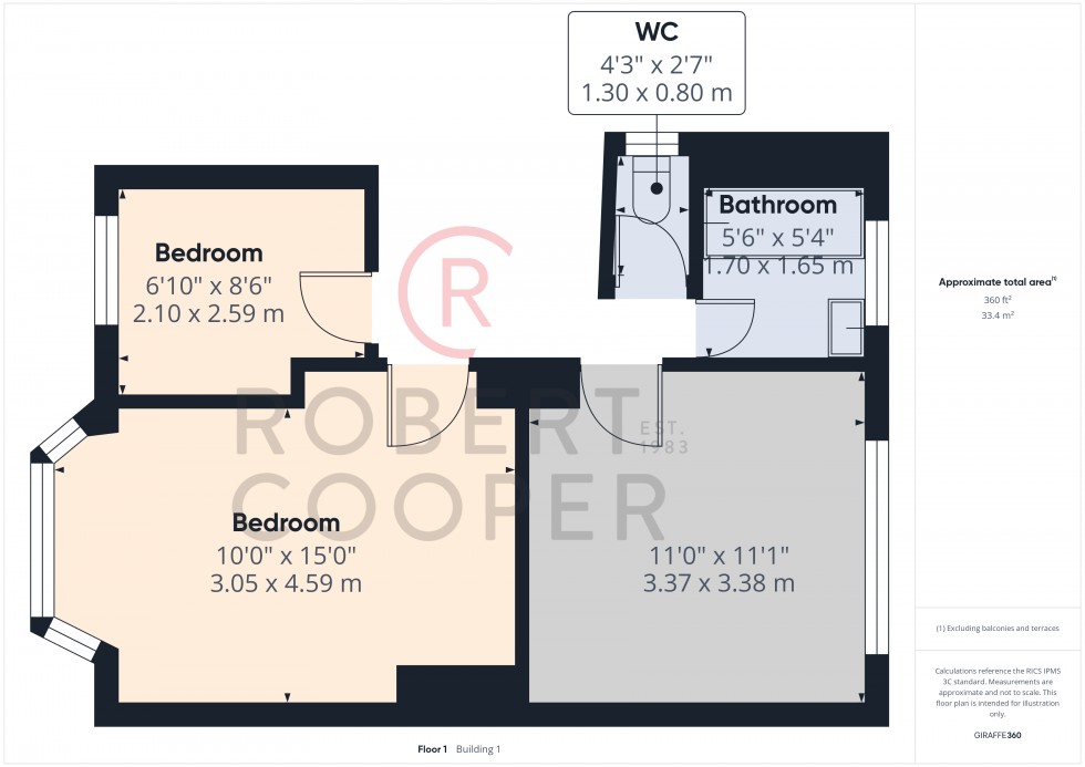 Floorplan for Pine Gardens, Ruislip