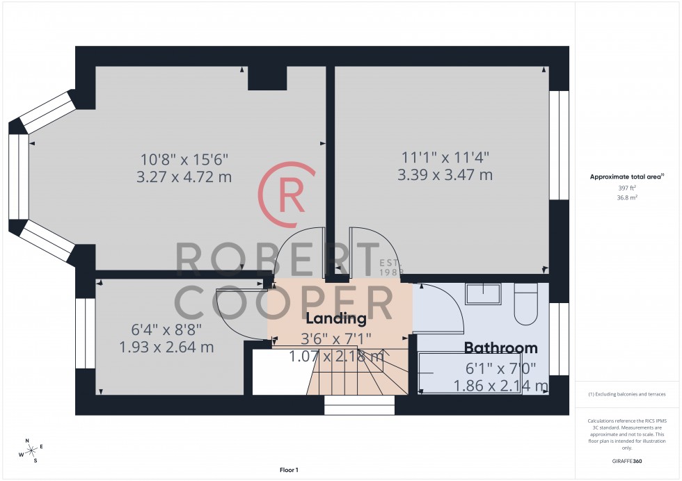 Floorplan for The Fairway, Ruislip