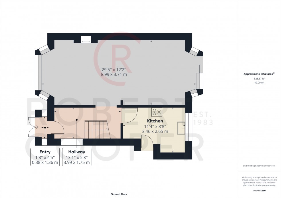 Floorplan for St Lawrence Drive, Pinner