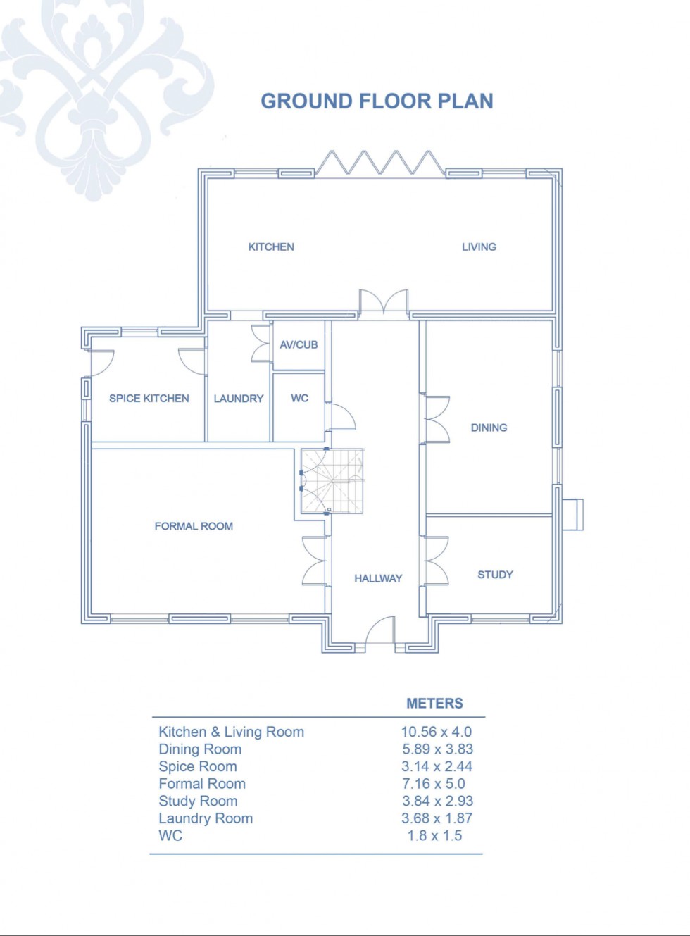 Floorplan for The Drive, Ickenham