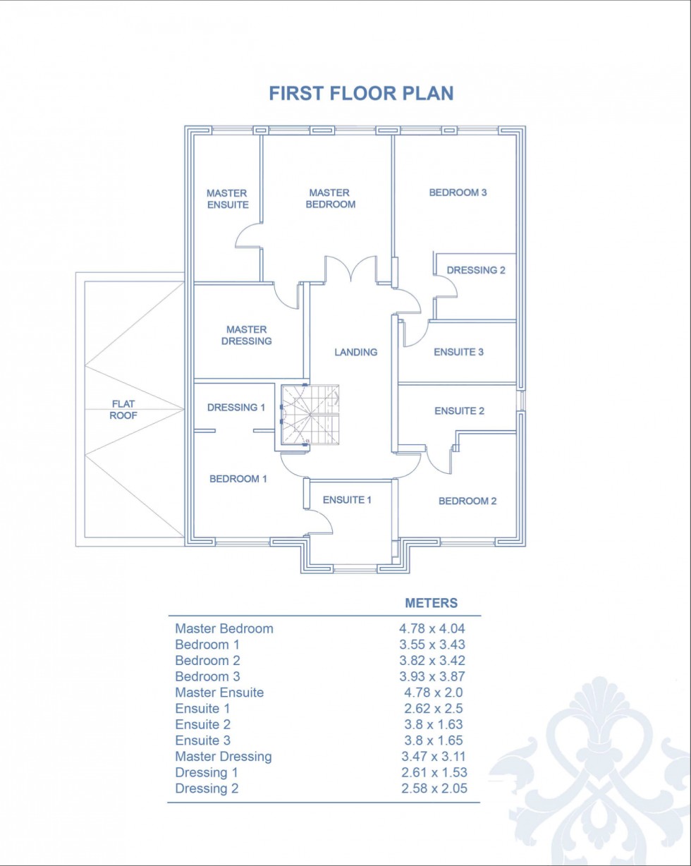 Floorplan for The Drive, Ickenham
