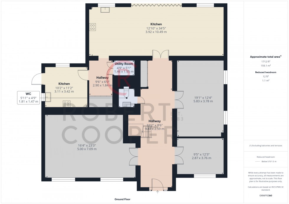 Floorplan for The Drive, Ickenham