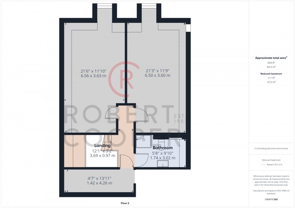 Floorplan for The Drive, Ickenham
