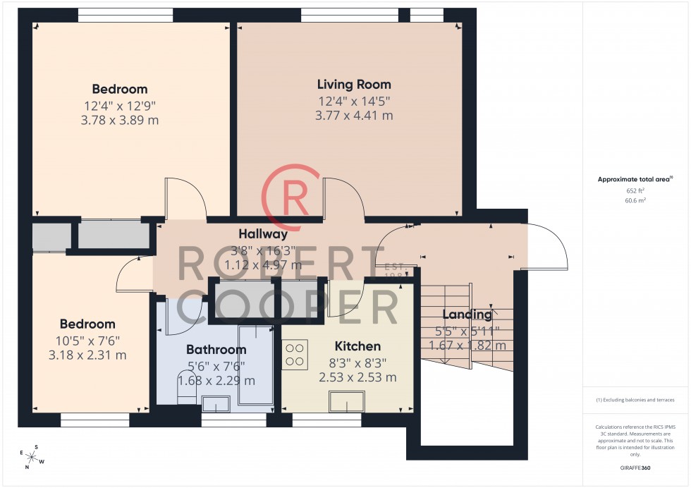 Floorplan for Rodwell Close, Ruislip