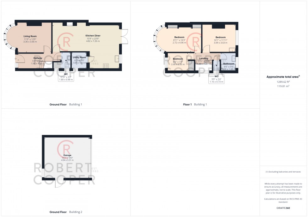 Floorplan for Wentworth Drive, Pinner, Middlesex