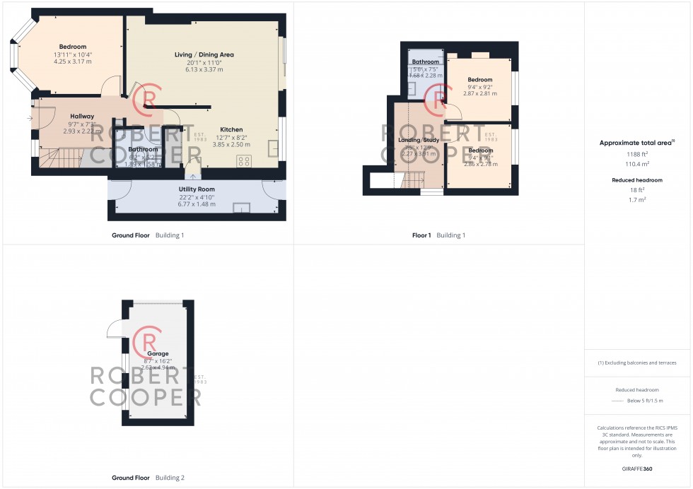 Floorplan for Mount Park Road, Pinner