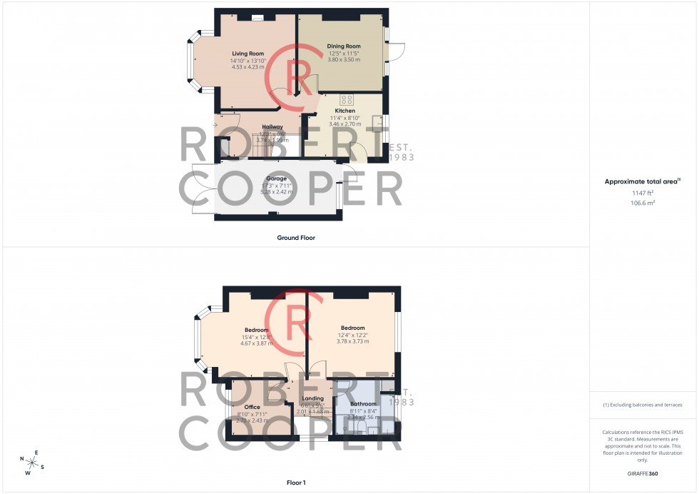 Floorplan for Boldmere Road, Pinner