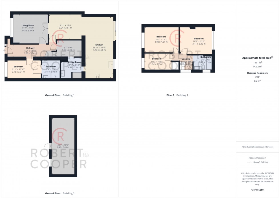 Floorplan for Woodlands Avenue, Ruislip
