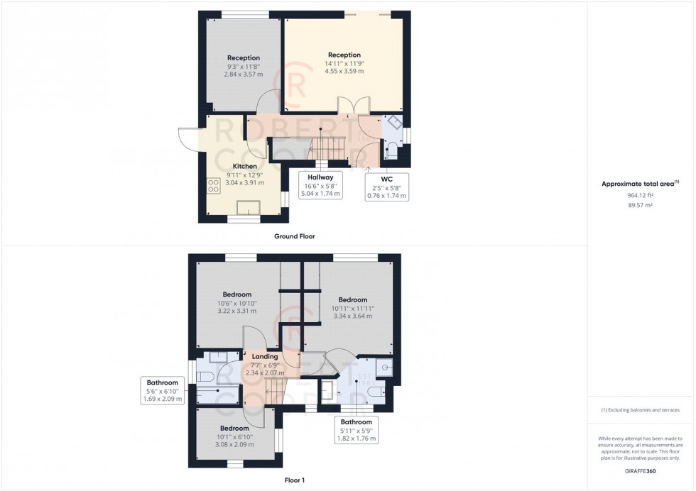 Floorplan for Burlington Close, Pinner