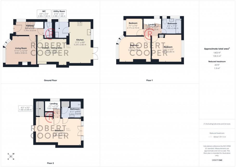Floorplan for Greencroft Avenue, Ruislip
