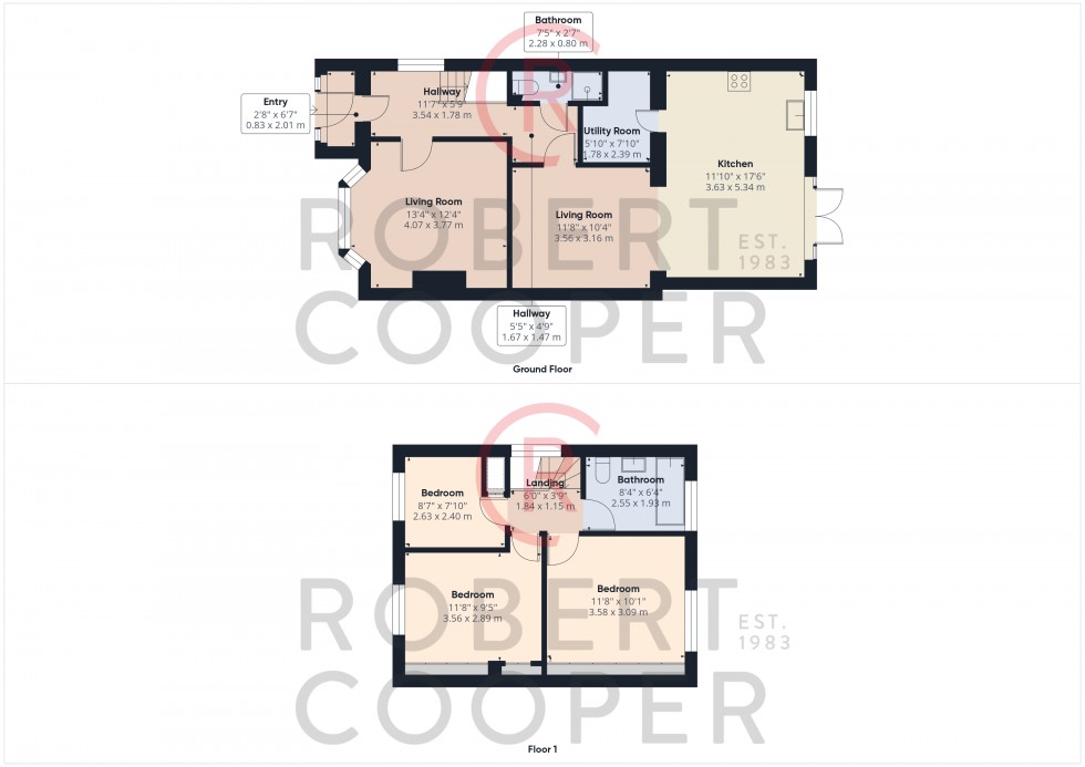 Floorplan for Boleyn Drive, Ruislip