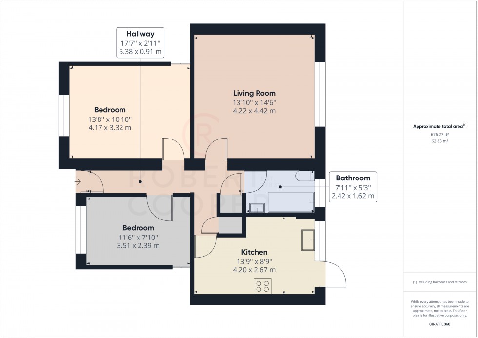 Floorplan for Rydal Way, Ruislip