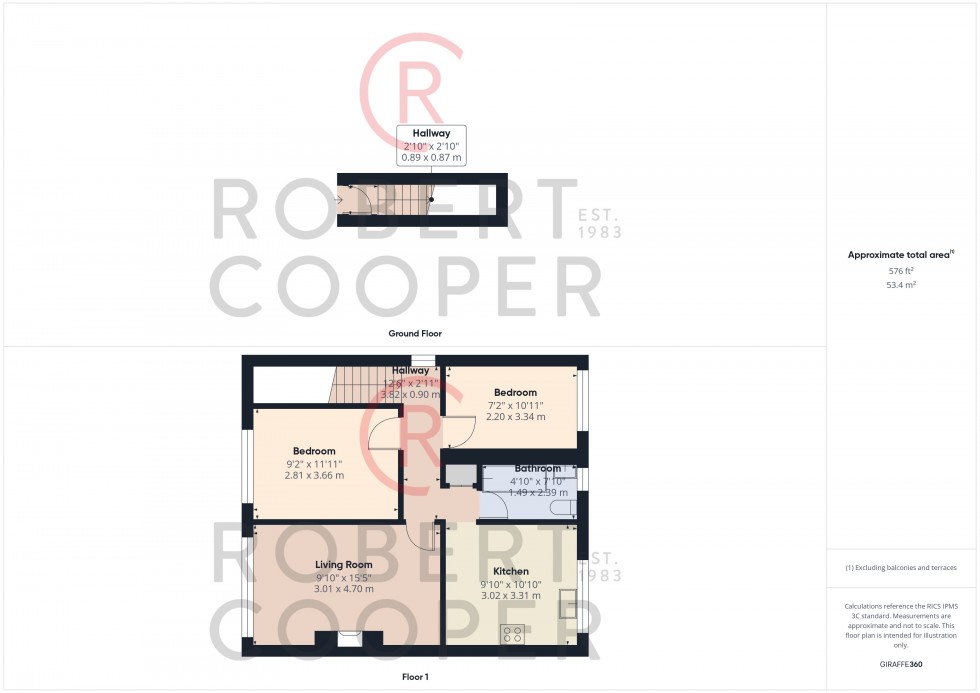 Floorplan for Great Central Avenue, South Ruislip, Middlesex