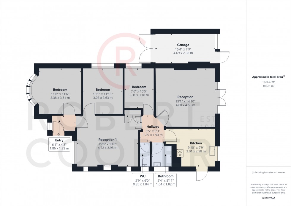 Floorplan for Eastcote, Middlesex