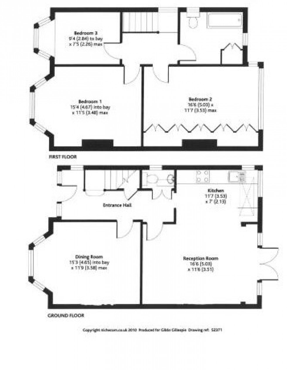 Floorplan for East Towers, Pinner